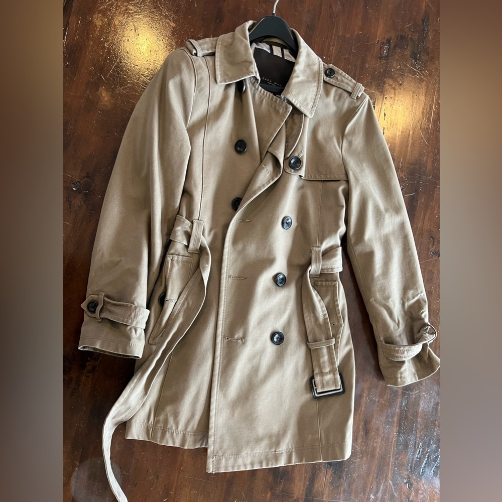 ZARA TAN TRENCH COAT